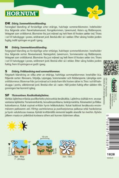 Natureseeds blanding sommerblomst 1 b