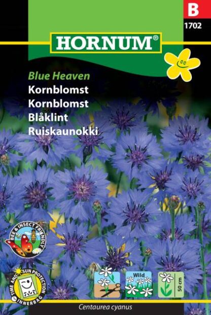Natureseeds kornblomst blue heaven