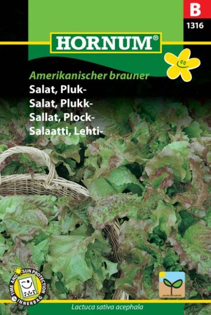 Natureseeds pluksalat amerikanischer brauner