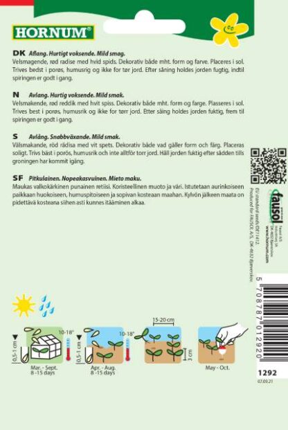 Natureseeds radise flamboyant 3bagside