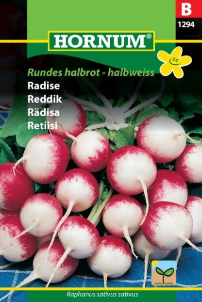 Natureseeds radise rundes halbrot halbweiss