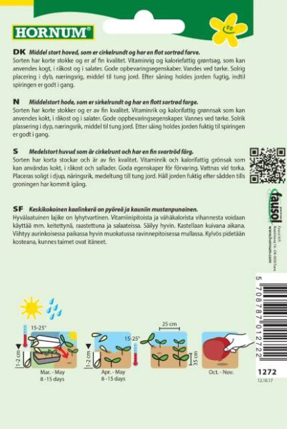 Natureseeds rødkål roodkop2