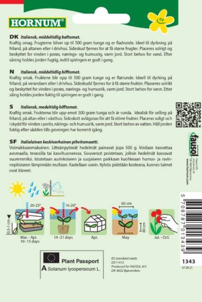 Natureseeds tomat marmande vr2